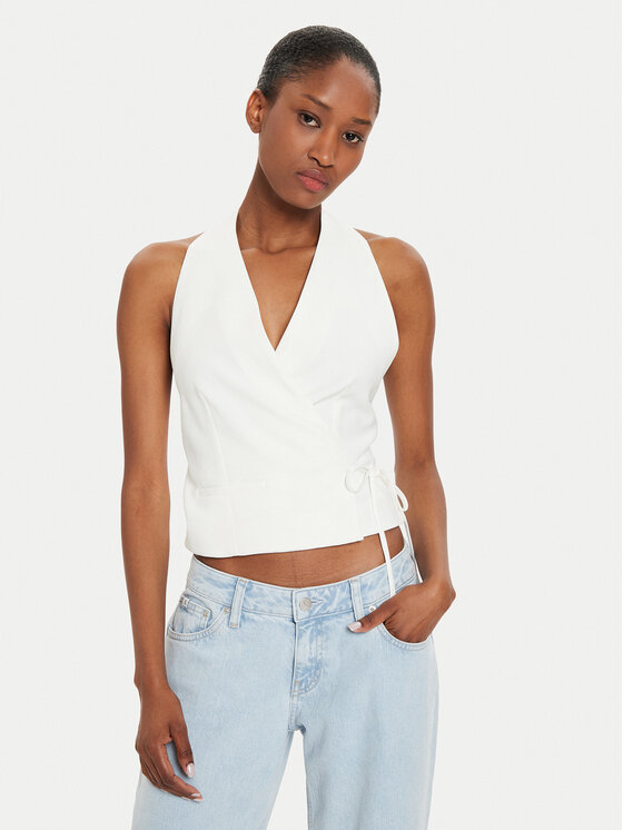 ViCOLO ViCOLO Palaidinė TB1429 Balta Regular Fit