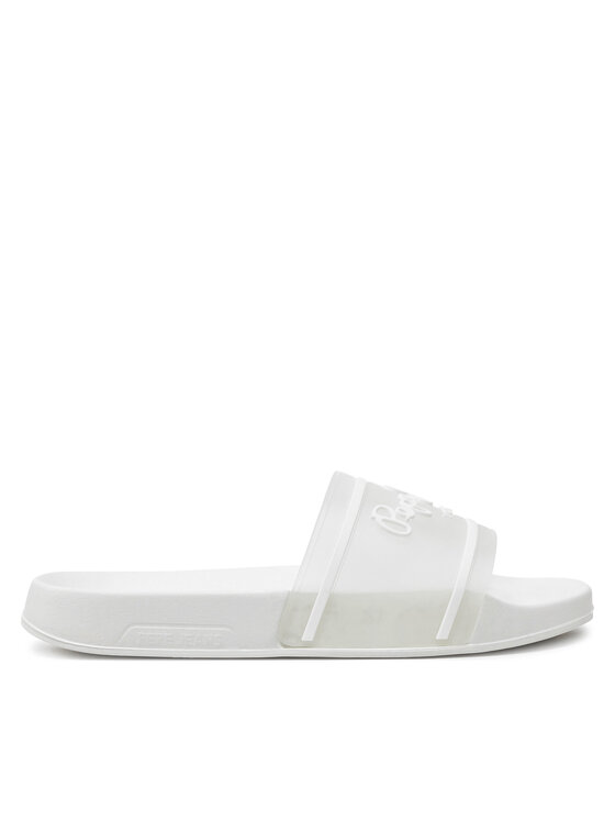 Pepe Jeans Pepe Jeans Pantoletten Slider Translucent W PLS70147 Weiß