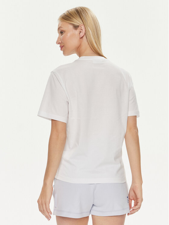 Lacoste Lacoste T-Shirt TF7215 Bílá Loose Fit