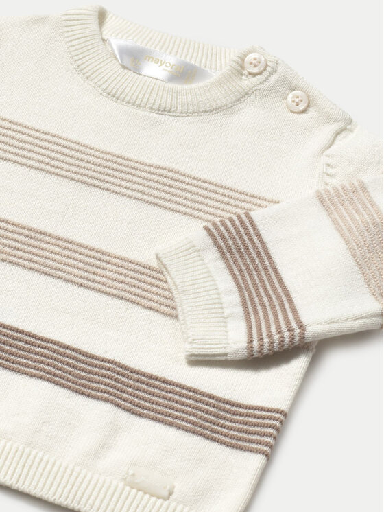 Mayoral Mayoral Sweter 1391 Écru Regular Fit