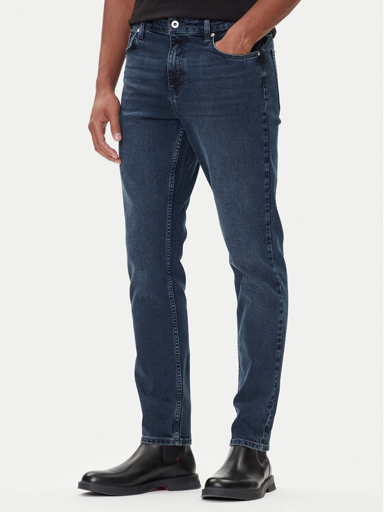 Karl Lagerfeld Jeans Karl Lagerfeld Jeans Jeansy A4M10138 Černá Slim Fit