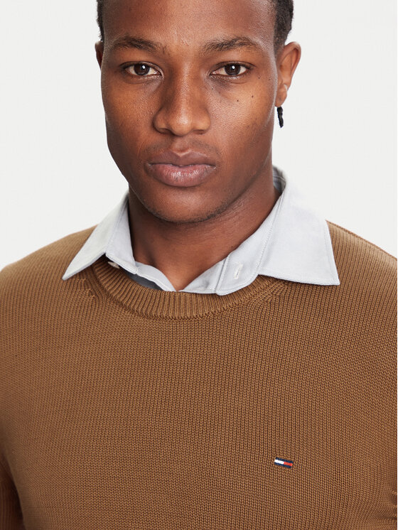Tommy Jeans Tommy Jeans Pullover DM0DM21787 Braun Regular Fit