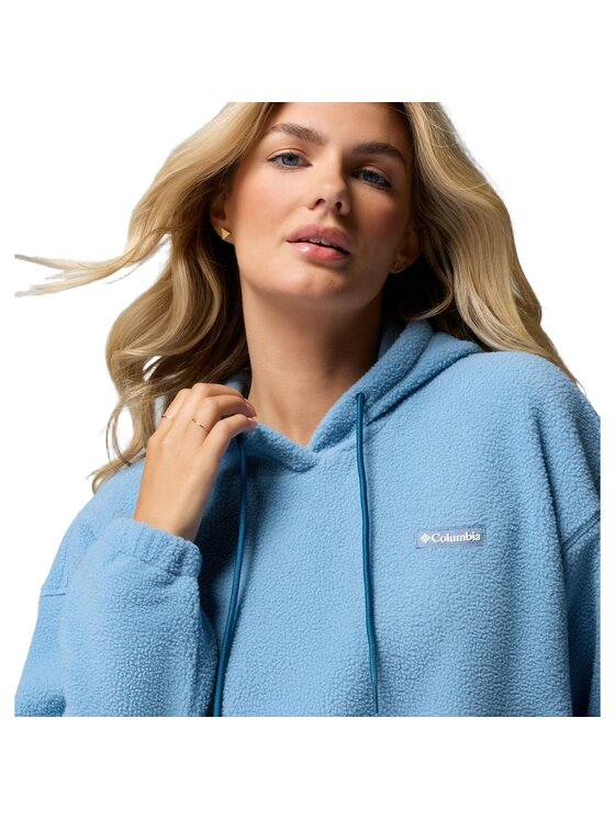 Columbia Columbia Polar Timber Meadow MTR Sherpa Fleece Hoodie 2173461447 Niebieski Regular Fit