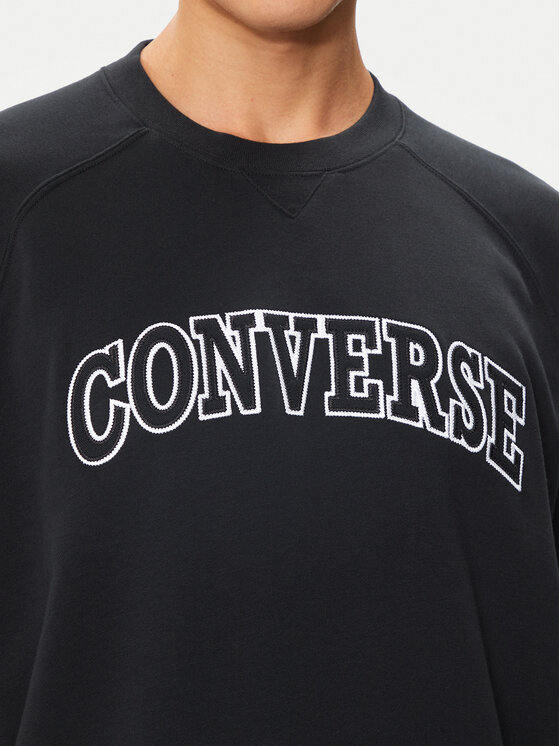 Converse Converse Póló M Retro Chuck Ss Crew 10026428-A01 Fekete Regular Fit
