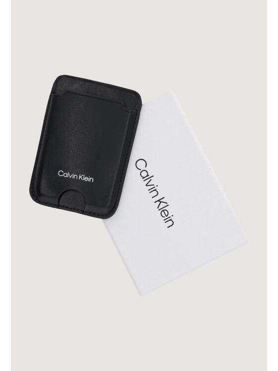 Calvin Klein Calvin Klein Πορτοφόλι TECH ESSENTIAL LTHR PHONE CASE Μαύρο