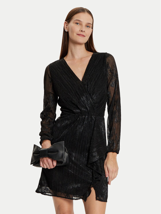Morgan Morgan Kokteilinė suknelė 242-RNOYA.F Juoda Slim Fit