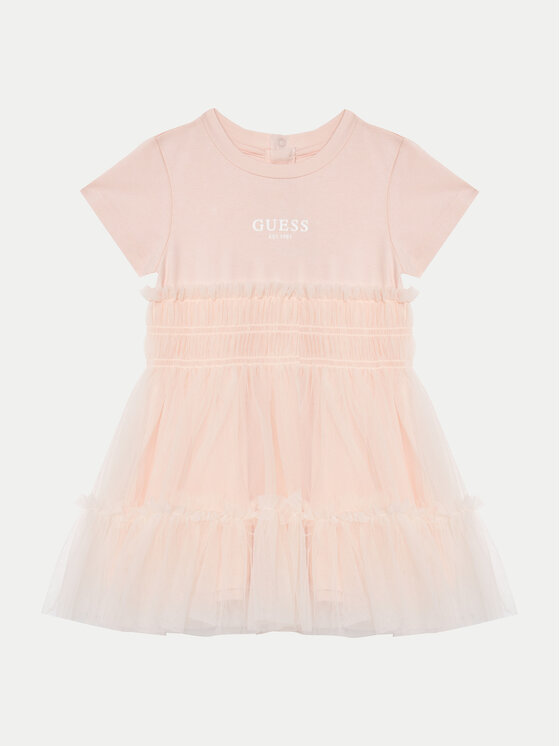 Guess Guess Rochie de zi A5RK19 K6YW0 Roz Regular Fit