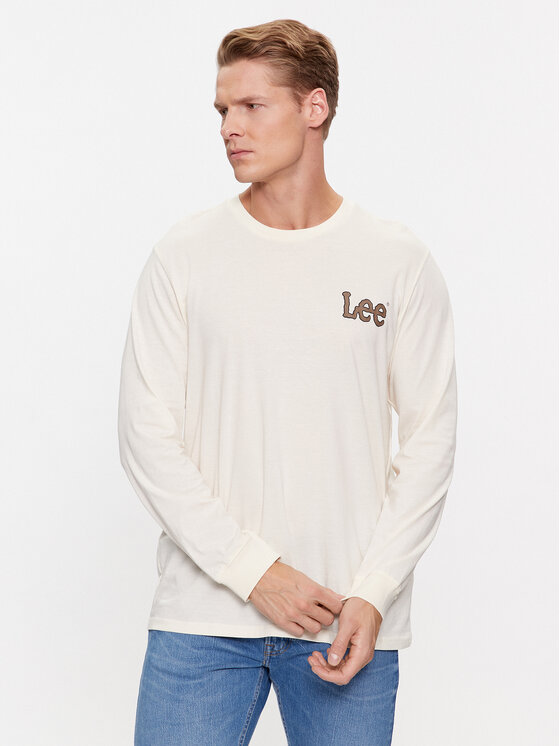 Lee Longsleeve krekls 112342483 Bēšs Regular Fit