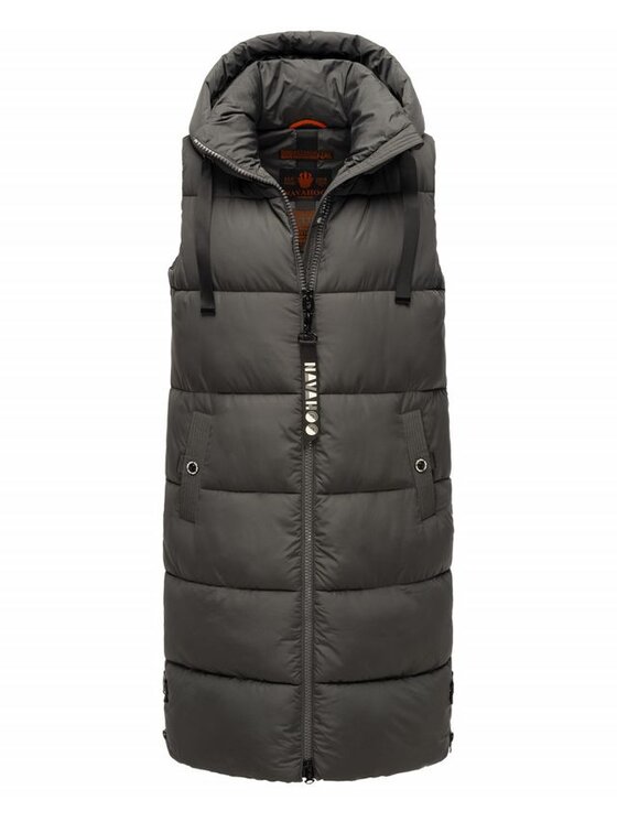 Navahoo Navahoo Bezrękawnik Schnuffelchen Czarny Casual Fit