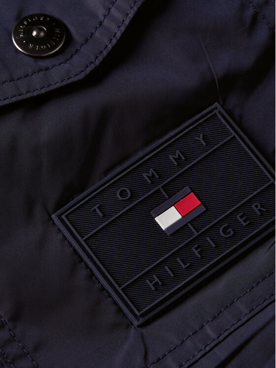 Tommy Hilfiger Tommy Hilfiger Bomber striukė MW0MW31642 Tamsiai mėlyna Regular Fit