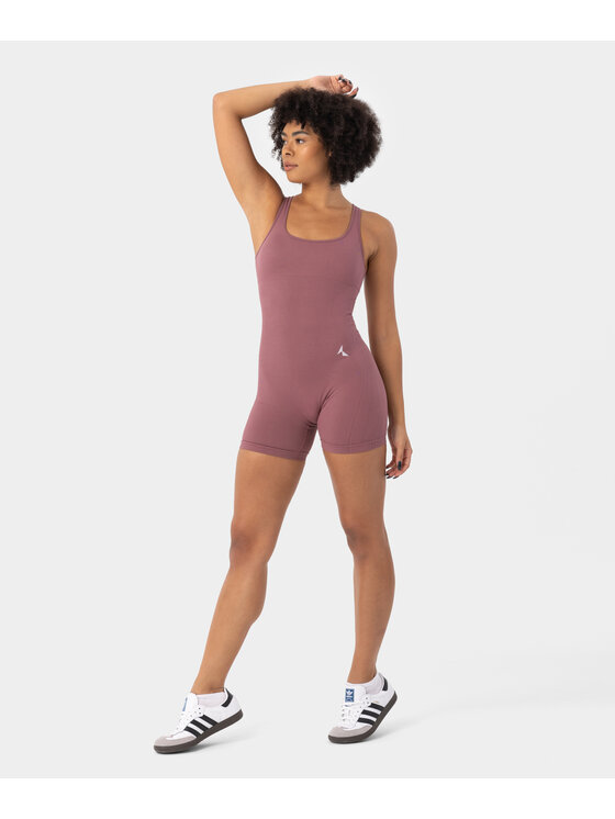 Carpatree Carpatree Kombinezon Elevate jumpsuit Różowy Fitted Fit