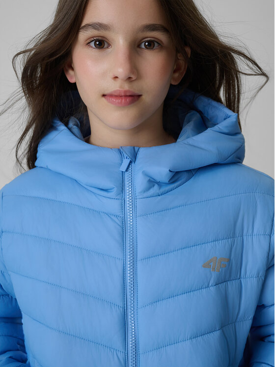 4F 4F Kurtka puchowa OUTERWEAR Niebieski Regular Fit