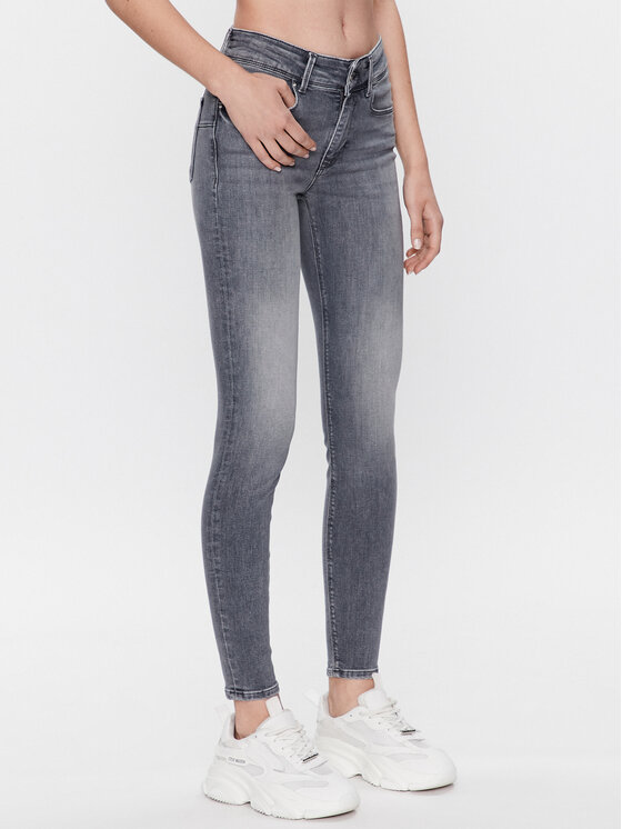 Vero Moda Jeans Hlače Embrace 10286263 Siva Skinny Fit