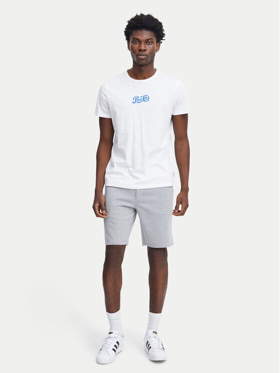 Blend Blend T-krekls 20716806 Balts Regular Fit
