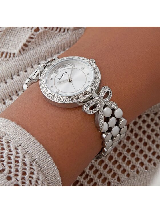 Guess Guess Zegarek damski GW0838L1 Srebrny