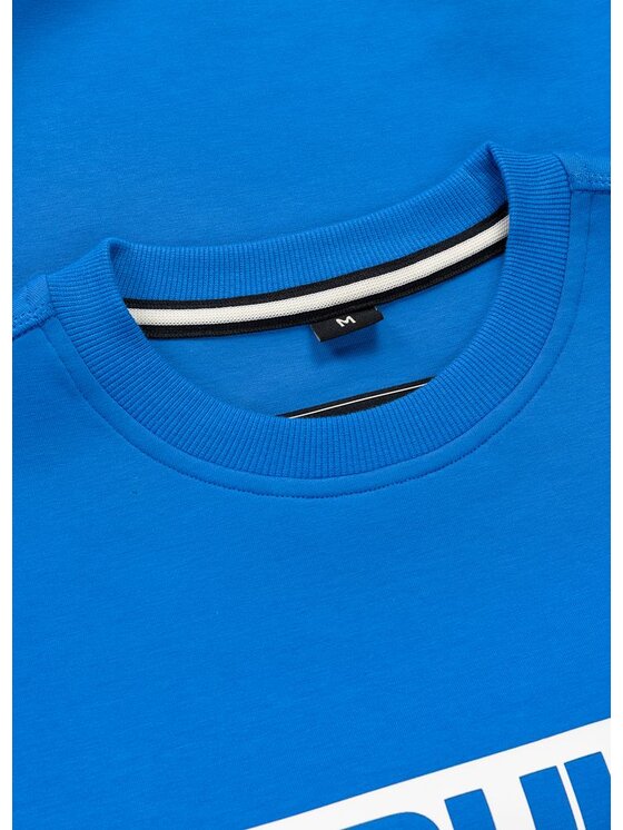 PITBULL PITBULL Bluza CHARGER Niebieski Regular Fit