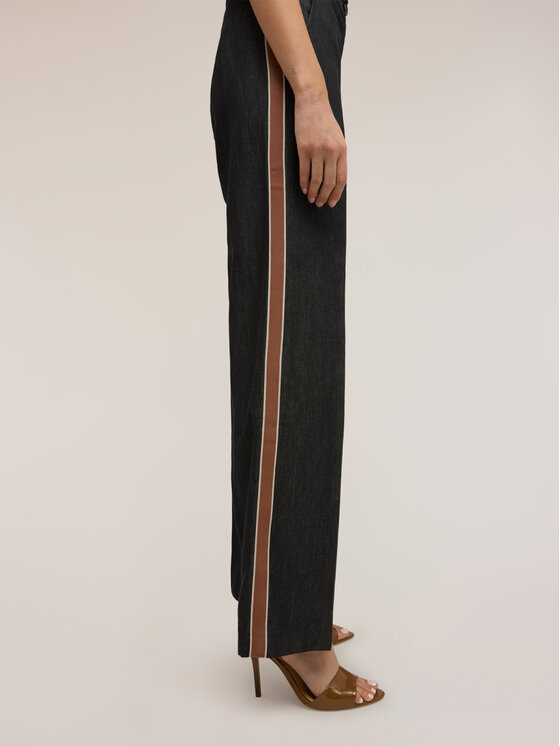 Motivi Motivi Spodnie materiałowe P047Q004387N0S3 Szary Over Fit