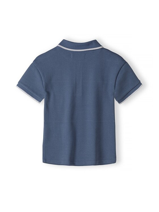 minoti minoti Komplet t-shirt i spodenki 29POLO253 Niebieski Regular Fit