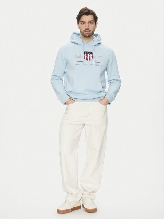 Gant Gant Bluza Archive Shield 2047082 Niebieski Regular Fit