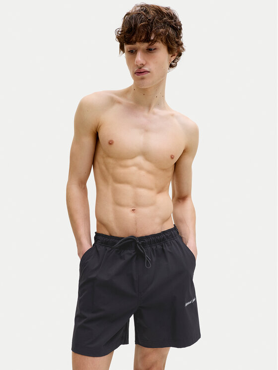 Jack & Jones Jack & Jones Pantaloni scurți pentru înot Maui Norrebro 12291434 Negru Regular Fit