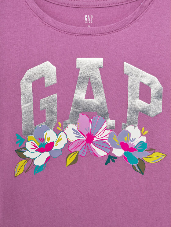 Gap Gap T-Shirt 781862-00 Kolorowy Regular Fit