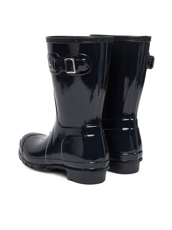 Hunter Hunter Гумени ботуши Org Short Gloss WFS1000RGL Тъмносин