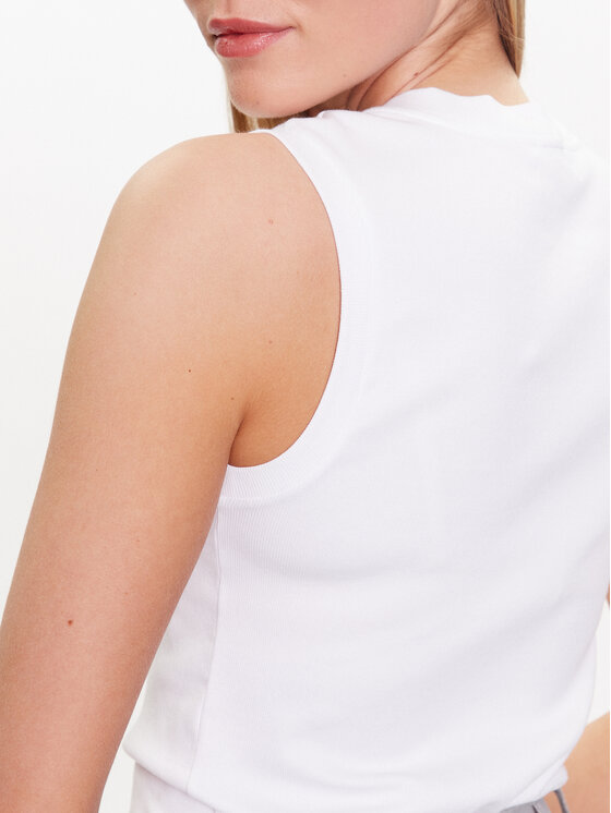 Peserico Peserico Τοπ S08700J0 Λευκό Regular Fit