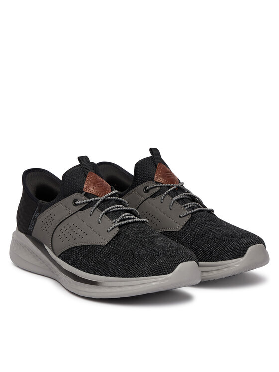 Skechers Skechers Sportcipők Slip-Ins Rf: Slade - Caster 210889/BKGY Fekete