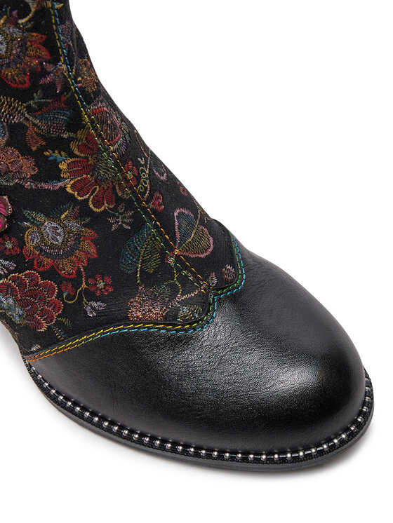 Laura Vita Laura Vita Botki Ledao 14 Czarny