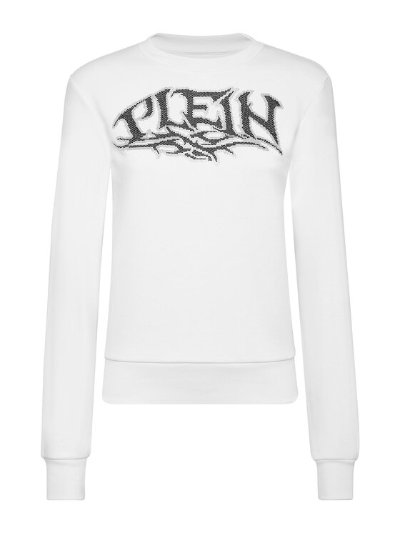 PHILIPP PLEIN PHILIPP PLEIN Bluza 5111 Biały Regular Fit