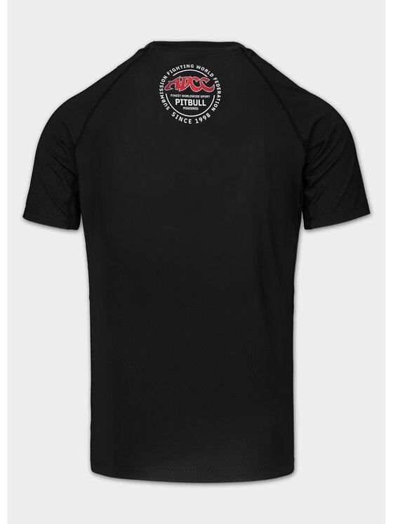 PITBULL PITBULL Koszulka techniczna ADCC Czarny Regular Fit