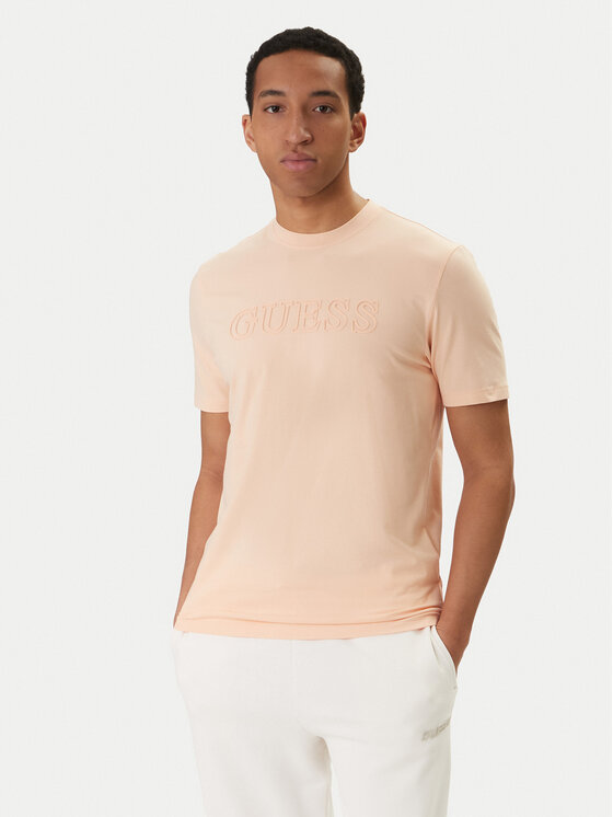 Guess Guess Póló Z2YI11 J1314 Narancssárga Regular Fit