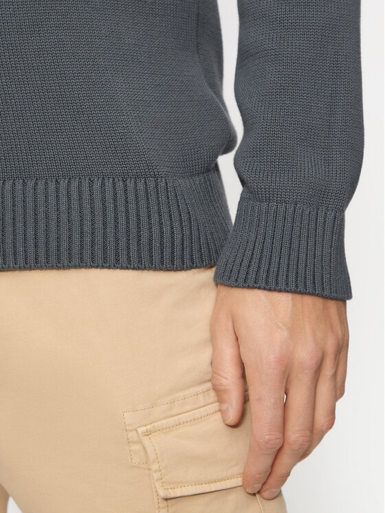 Tommy Jeans Tommy Jeans Sweter Essential DM0DM19429 Szary Slim Fit