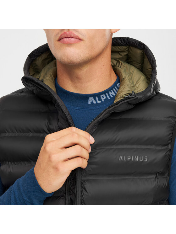 Alpinus Alpinus Kamizelka Artos Czarny Regular Fit
