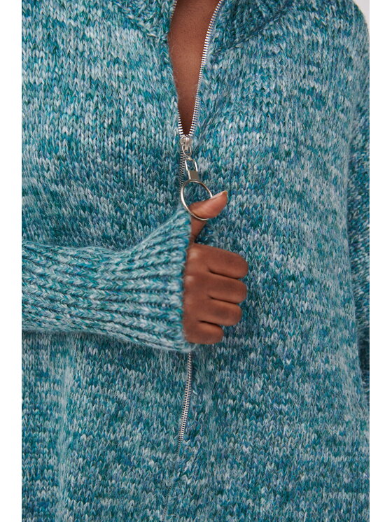 blue shadow blue shadow Kardigan Panga Niebieski Regular Fit