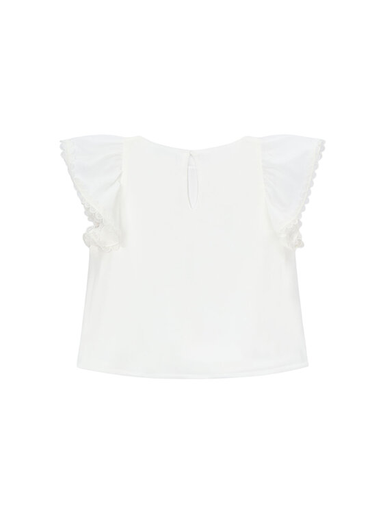 Mayoral Mayoral Bluse 3195 Weiß Regular Fit