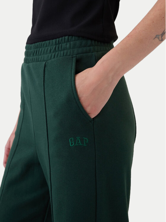 Gap Gap Donji dio trenerke 523579-00 Zelena Regular Fit