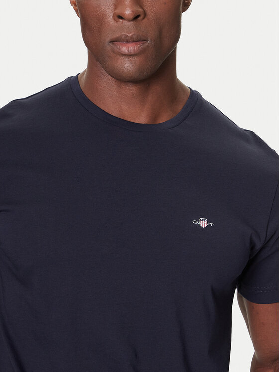 Gant Gant Футболка 2004080 Cиній Regular Fit