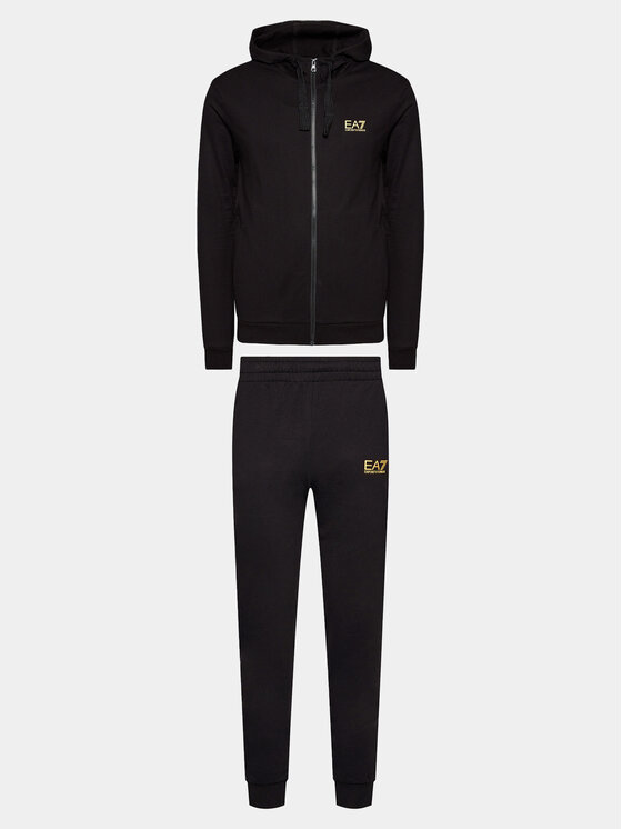 EA7 Emporio Armani EA7 Emporio Armani Tepláková súprava 8NPV80 PJ05Z 0208 Čierna Regular Fit