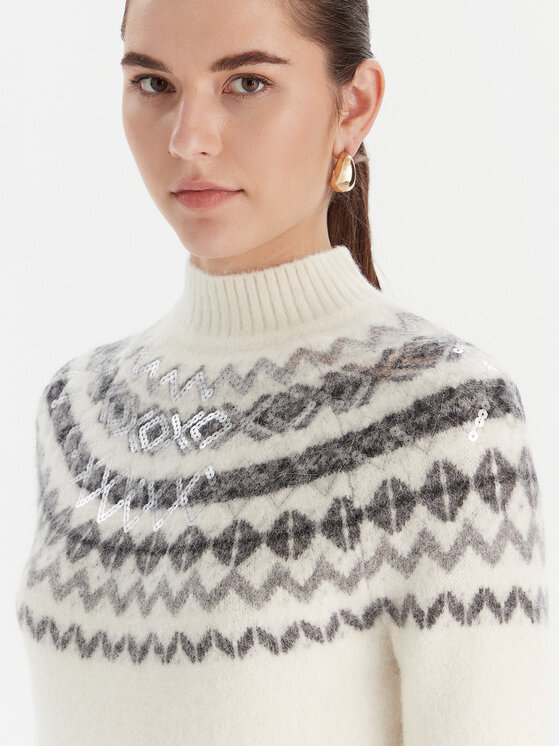 Marciano Guess Marciano Guess Džemper 5BGR13 5786Z Écru Regular Fit