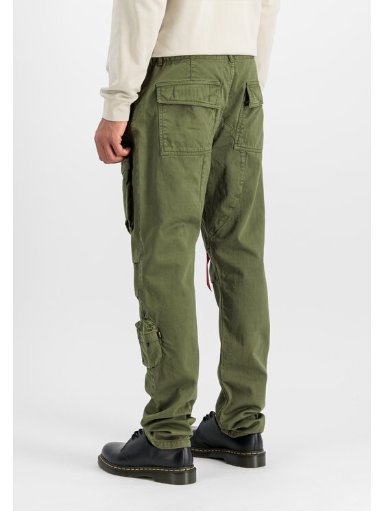 Alpha Industries Alpha Industries Spodnie cargo Tactical Pant Zielony Tapered Fit