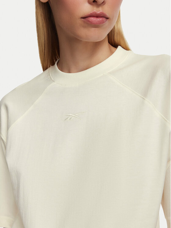 Reebok Reebok T-Shirt Reebok X Ewa Chodakowska Mila RK25977CCW Kremowy Regular Fit