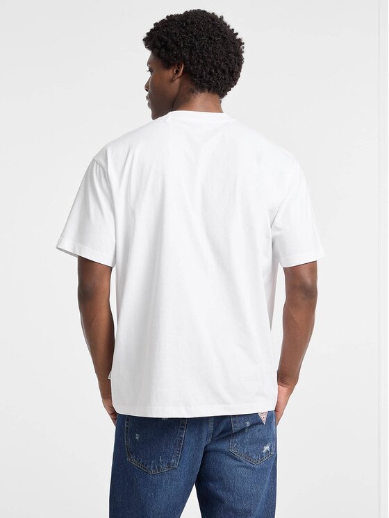 Guess Jeans Guess Jeans T-Shirt 177391 Biały Classic Fit