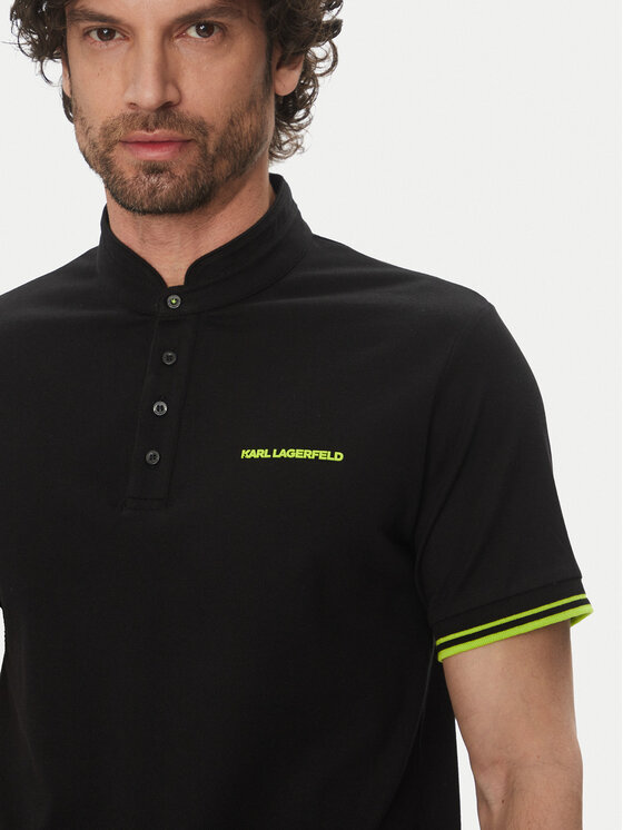 KARL LAGERFELD KARL LAGERFELD Polokošile 745022 552232 Černá Regular Fit