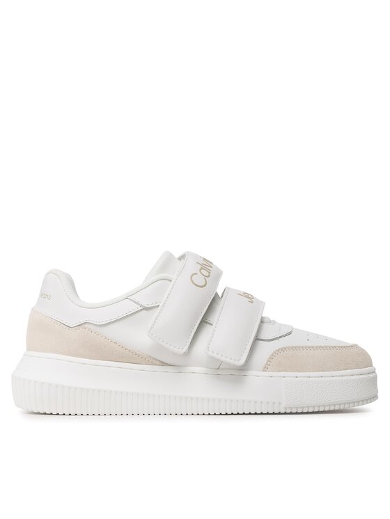 Calvin Klein Jeans Calvin Klein Jeans Αθλητικά Chunky Cupsole Lth Velcro YW0YW00879 Λευκό