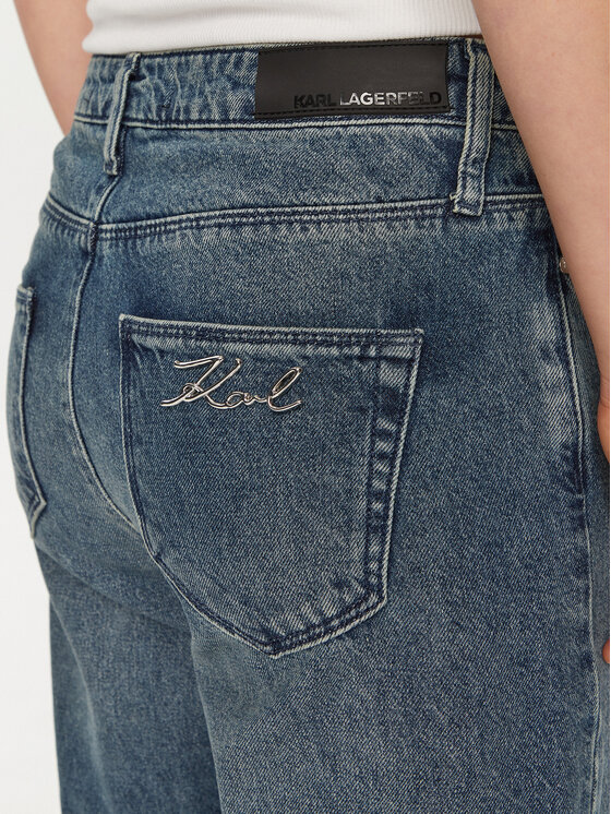 KARL LAGERFELD KARL LAGERFELD Blugi A1W10087 Bleumarin Regular Fit