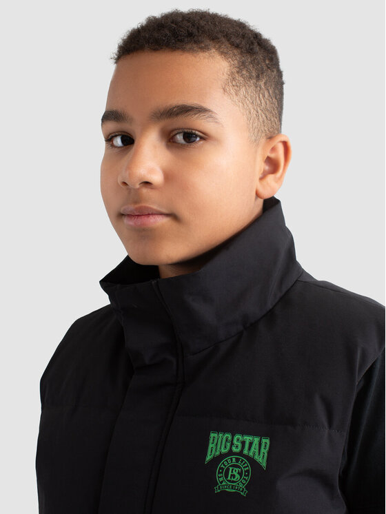 BIG STAR BIG STAR Kamizelka TIGER_906_130 Czarny Basic Fit