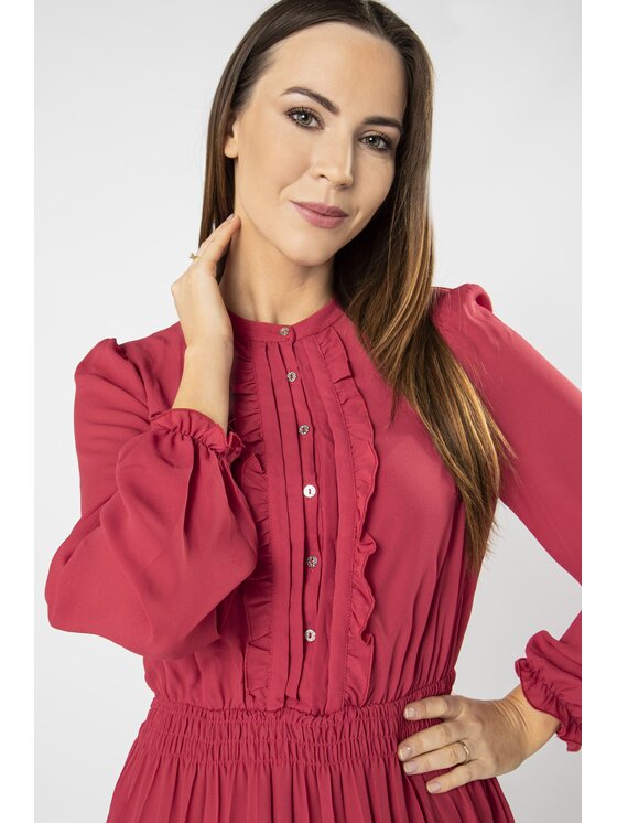 QUIOSQUE QUIOSQUE Každodenné šaty ACCAE DRESS Ružová Regular Fit