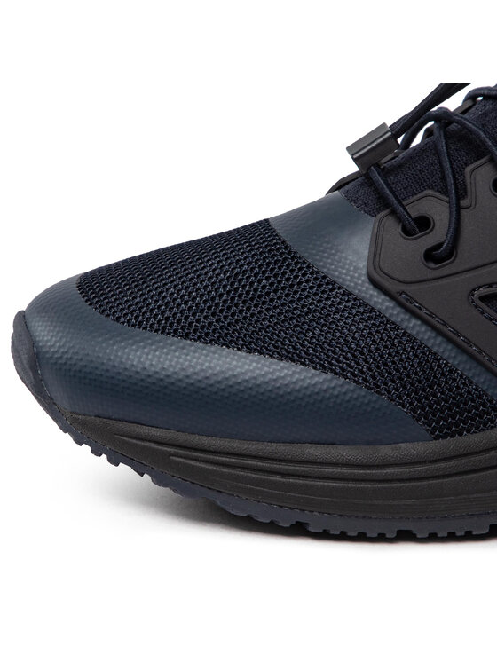 Tommy Hilfiger Tommy Hilfiger Laisvalaikio batai Modern Prep Sneaker Knit FM0FM04233 Tamsiai mėlyna
