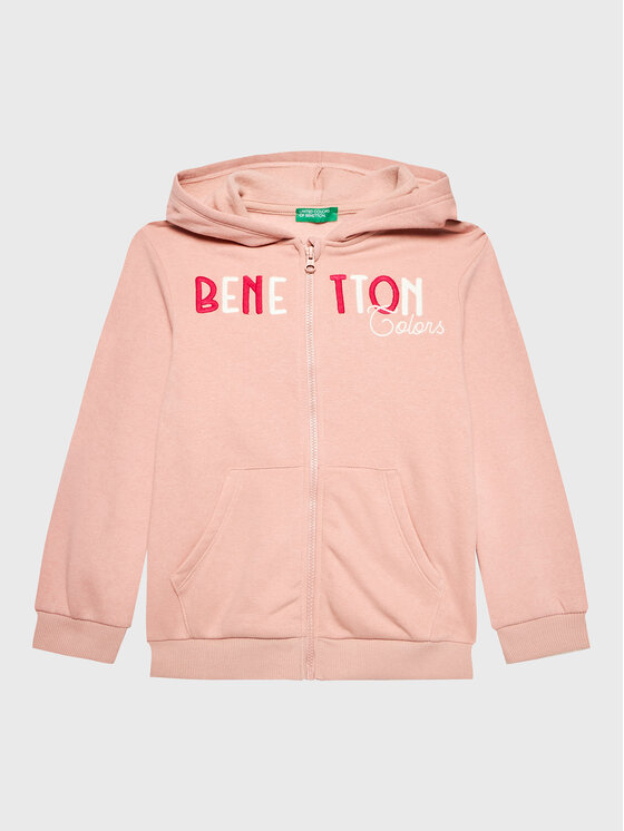 United Colors Of Benetton Mikina 35TMG501H Ružová Regular Fit